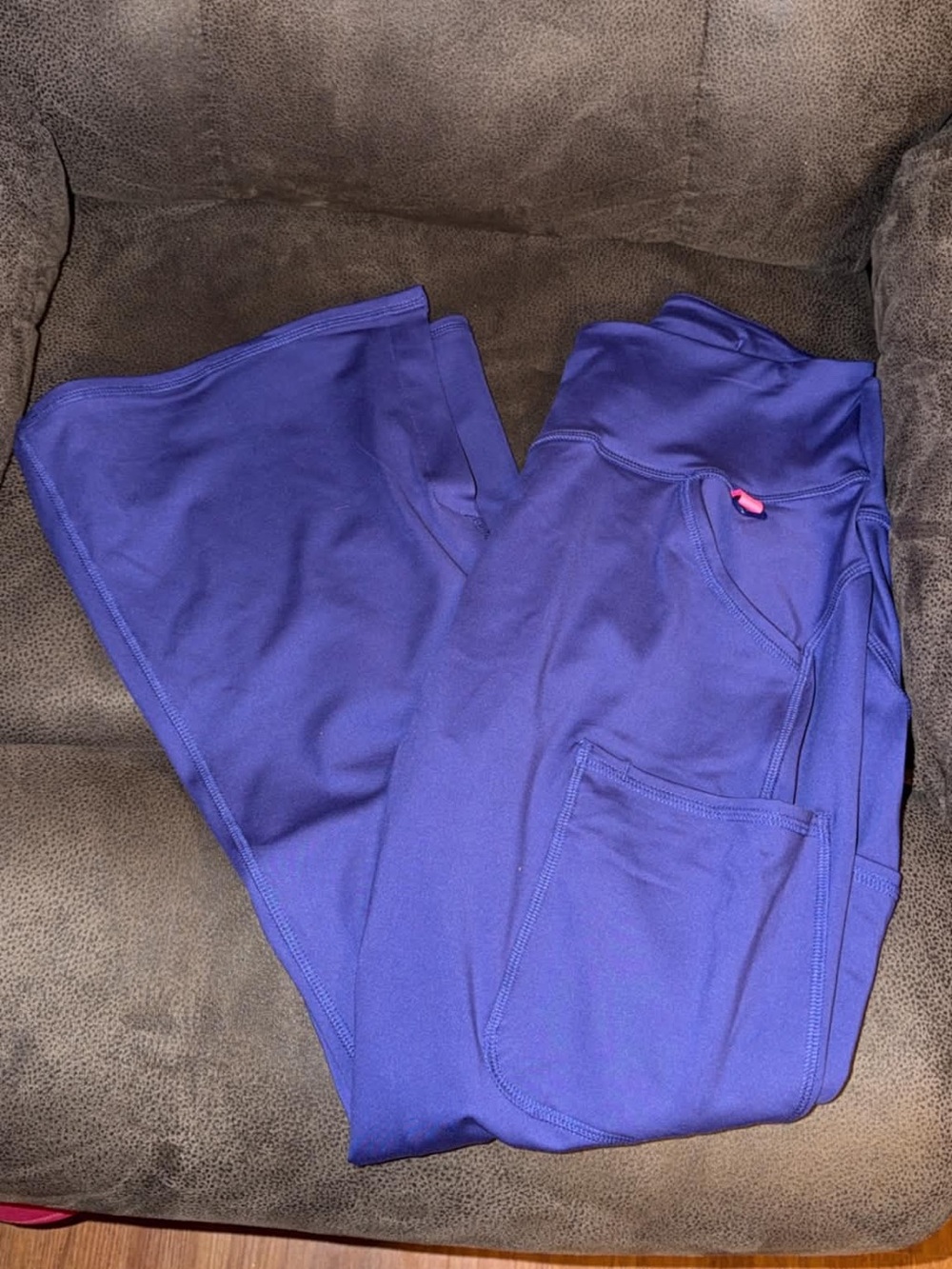 Girls' Deep Purple Active Pocket Leggings